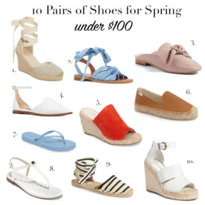 10 Pairs of Shoes for Spring Under $100 - Cashmere & Jeans