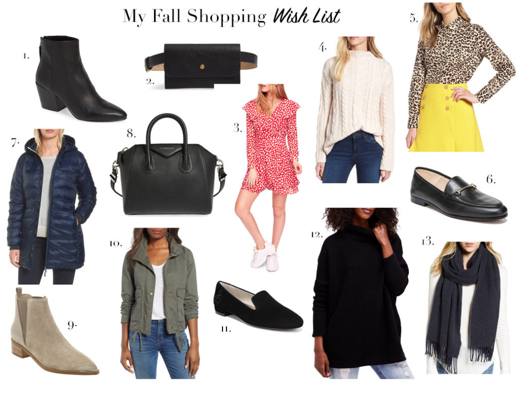 My Fall Shopping Wish List - Cashmere & Jeans